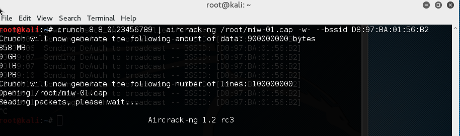 Airodump Start